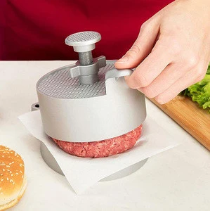 Round Shape Custom Logo Adjustable Non-stick Aluminum Sandwich Grill Waffle Maker Hamburger Press Maker Mold