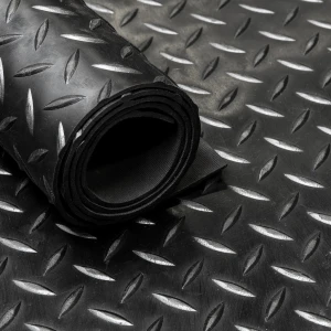 rubber floor mat roll with non slip  pattern,rubber floor sheet to protect the flooring from damage