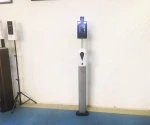 Saful 8" Face Recognition Thermal Temperature Scanner Human Body Temperature Instruments with Automatic Soap Dispenser