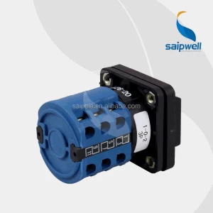 Saip/Saipwell 4 Pole 3 Position Rotary Switch 220V (LW26-20)