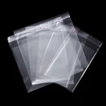 SAITAO Factory Transparent Self Adhesive Seal Plastic Packaging Bags Multiple Size Customized OPP Bag