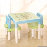 Sale cheap children kids plastic study table and chair