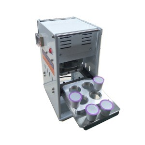 semi-automatic Coffee capsule sealer CE approval K cup heat sealing machine