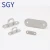 Import SGY Marine sailboat Hardware Stainless Steel Ring Oblong Lashing Square Hook Pad Eye Plate from China