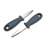 Shellfish Seafood Shell opening tools Plastic handle Stainless steel oyster knife