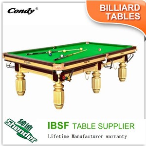 Shender long usage solid wood 40mm slate 8ft 9ft billiard table cheap pool tables