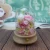 Import Shinning Music Box Eternal Natural Preserved Flower in Glass Dome from China