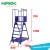 Shop rolling awesome easy movable steel picking ladder with platform
