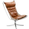 Sigurd Ressell Furniture Lounge chair high grade stainless steel falcon chair