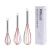 Import Silicone Egg Whisk Set of 3 pcs Ballon Wire Whisk Kitchen Egg Beater Stainless Steel Whisk from China
