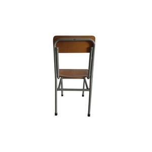 Simple and durable school furniture set classroom  student fireproof plywood desk chair