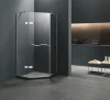 Simple bathroom use 8mm cheaper glass shower door folding shower cabinet