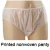 Import single use adult plastic disposable underwear for hospital/spa from China
