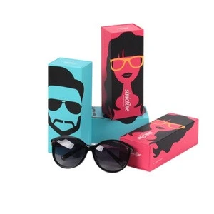 Sinicline Custom full color printing rigid paper box sunglasses Packaging Boxes
