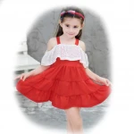 sleeveless long dress 2 year old girl dress for girl 2-10 year baby girls kids lace dress
