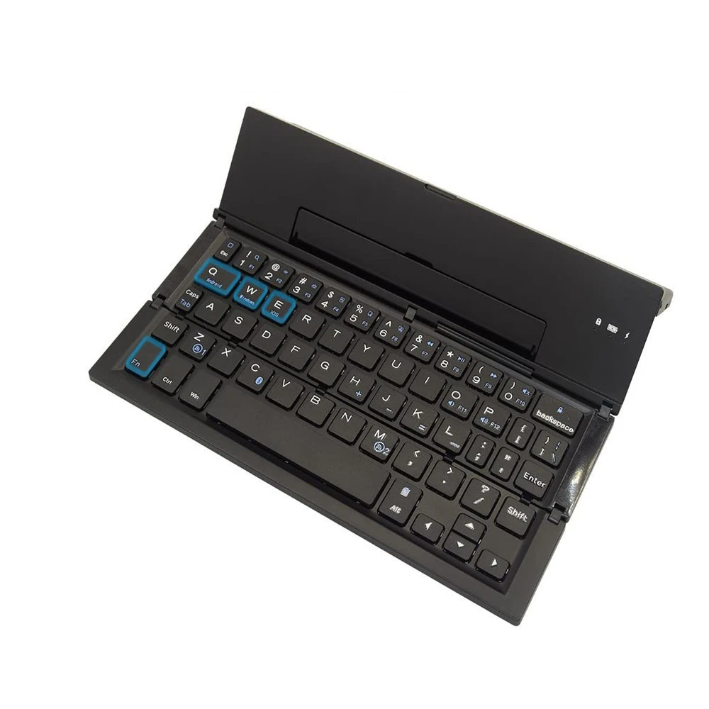 Slim portable tablet japanese mini folding bluetooth keypad keyboard for iphone
