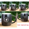 Small MOQ laser etching logo mug wholesale customized mugs and cups