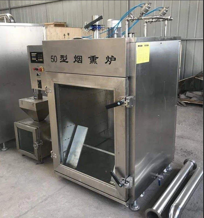 smart 50 100 150 200 kg smoking house electric heating for  meat sausage beef from factory