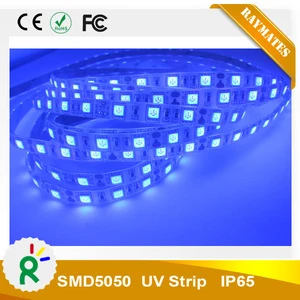 SMD 5050 Purple Color UV 395-400nm Wavelength LED Strip Light