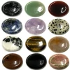 Smooth polished worry stones,mixed gemstone worry stones