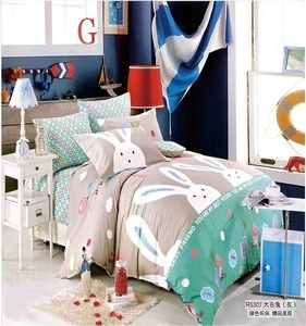 Soft Best bed linen 3d 100% cotton bedding set/cartoon bedsheet for children