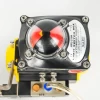 Solenoid valve oil-water separator positioner with pneumatic actuator