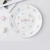 Import SOLHUI Korea INS smiley face color grid ceramic plate dragonfly butterfly dessert plate fruit salad plate from China