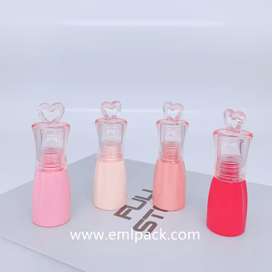 Import Eml Pack LG4178 Blowing Bottle Lip Gloss Empty Packaging 8ml ABS Bottle Lip Oil Container for Glue Key Chain Lipgloss Empty Case from China