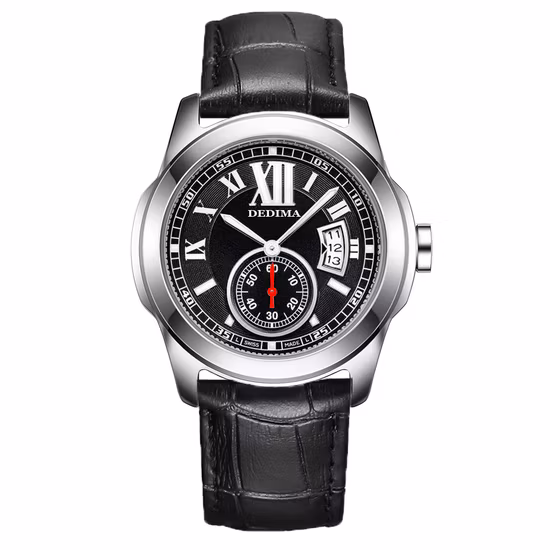 Import Genuine Leather Business Watch, Designed Specifically for Men from China