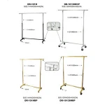 sport shoes women's clothing store hanger rack
