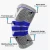 Import Sports Nylon Anti-slip Elastic Breathable Outdoor Joint Pain Relief Kneecap Knee Pad Knee Sleeve Compression Knee Support Brace from China