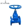 spray blue paint BS5163  standard soft seal gate valve with handwheel
