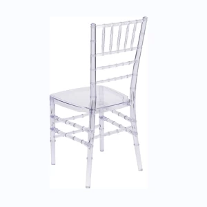 Stackable Event Hotel Furniture Transparent Clear Acrylic Party Event Chavari Chivari Chiavari Chair Wedding Chairs Hotel Chair