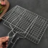 Stainless steel BBQ mesh outdoor camping barbecue accessories stainless steel wire mesh baskets