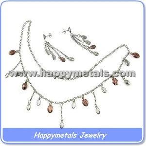 Stainless steel latest steel jewelry wholesale with coffee bean wholesale (SC010)