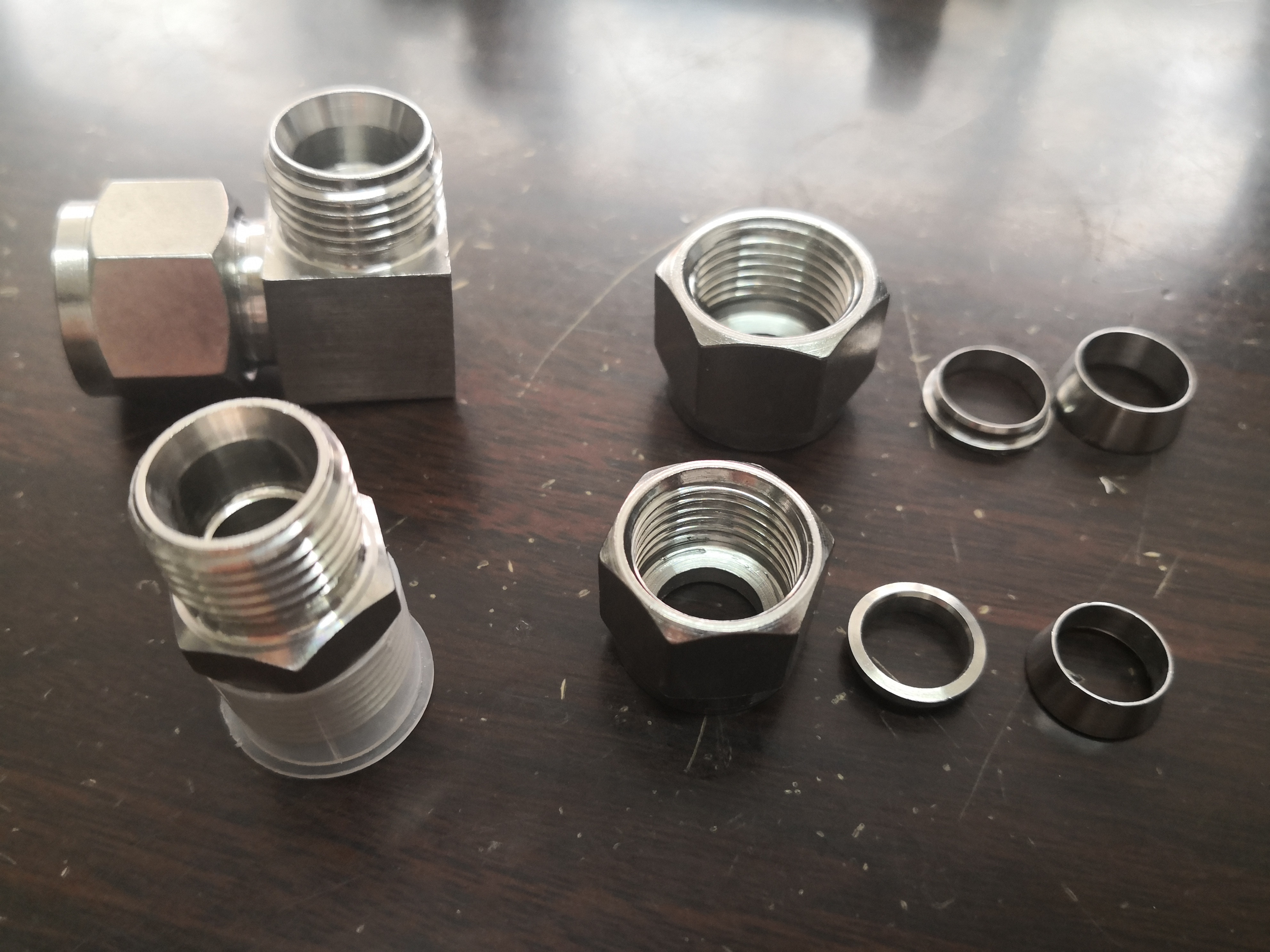 Buy Stainless Steel Pneumatic Tube Fitting Racor De Tubo De Acero ...
