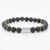 Import Stainless Steel Rectangle Beads Mens Beaded Handmade Custom Bead Bracelets Natural Stone Jewelry from China