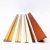 Import Stainless steel T shaped tile trim metal edging Gold brushed decorative strips from China