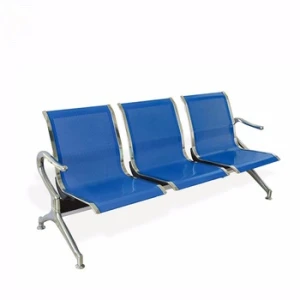 Stainless steel three seater Hospital Waiting Chair