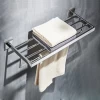 Stainless steel towel rack sanitary strip towel hook bathroom accessories set