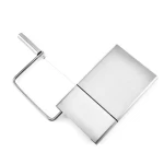Stainless Steel Wire Butter Cutter with Serving Board Cheese Slicer