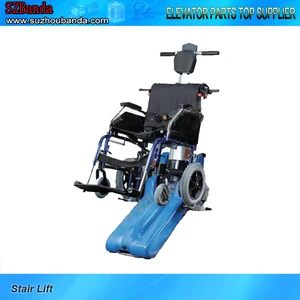 Stair climbing assist for disabled/Foldable incliend wheel chair lift