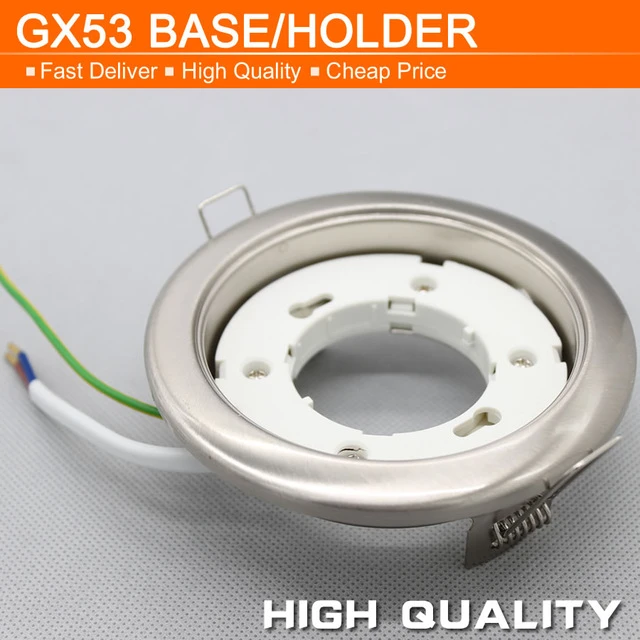 Standard GX53 LED base,GX53 downlight holder, gx53 lamp holder socket CE
