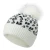Import stock manufacturers custom leopard print wool winter hat knitted hat with hairball from China