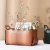 Import Storage Box Folding Office Case Collapsible Toy Luxury Gold  PU Leather Foldable Bin Desk Home Organizer Storage Box With Handle from China