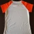 Import Sublimation mesh jersey T shirt for kids, with orange shoulders from China