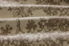 Summer Annes Fully Blackout Chenille Splicing Solid Color and Floral Edges Bedroom Curtains