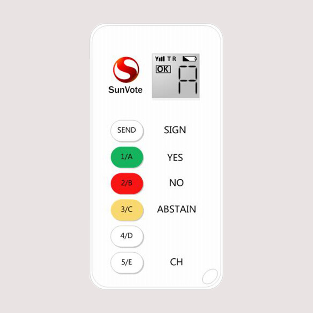 Buy Sunvote Interactive Conference Voting Clickers System from Changsha ...