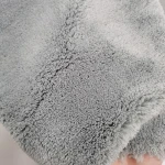 Super Soft Grey Blanket Coral Fleece Velvet Micro Fabric