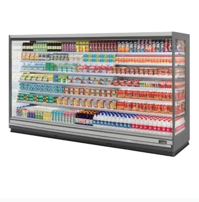 Supermarket Display Chiller for Retain Freshness Fruit Milk Yogurt Vegetable